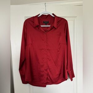 Banana Republic Satin Button Down Shirt